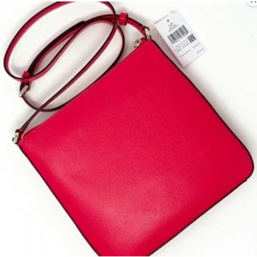 Kate Spade Sadie Pink Leather Crossbody Bag Purse - Picture 2 of 8